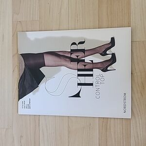 Nordstrom Everyday Sheer Pantyhose Stockings Control Top Light Beige Size B